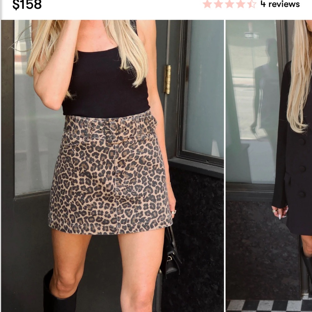 Show Me Your Mumu Tyra Belted Skirt
